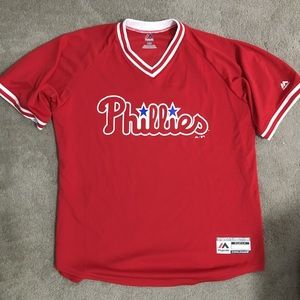 Phillies Jersey Large by Majestic